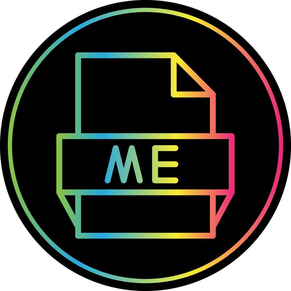 Me File Format Icon vector