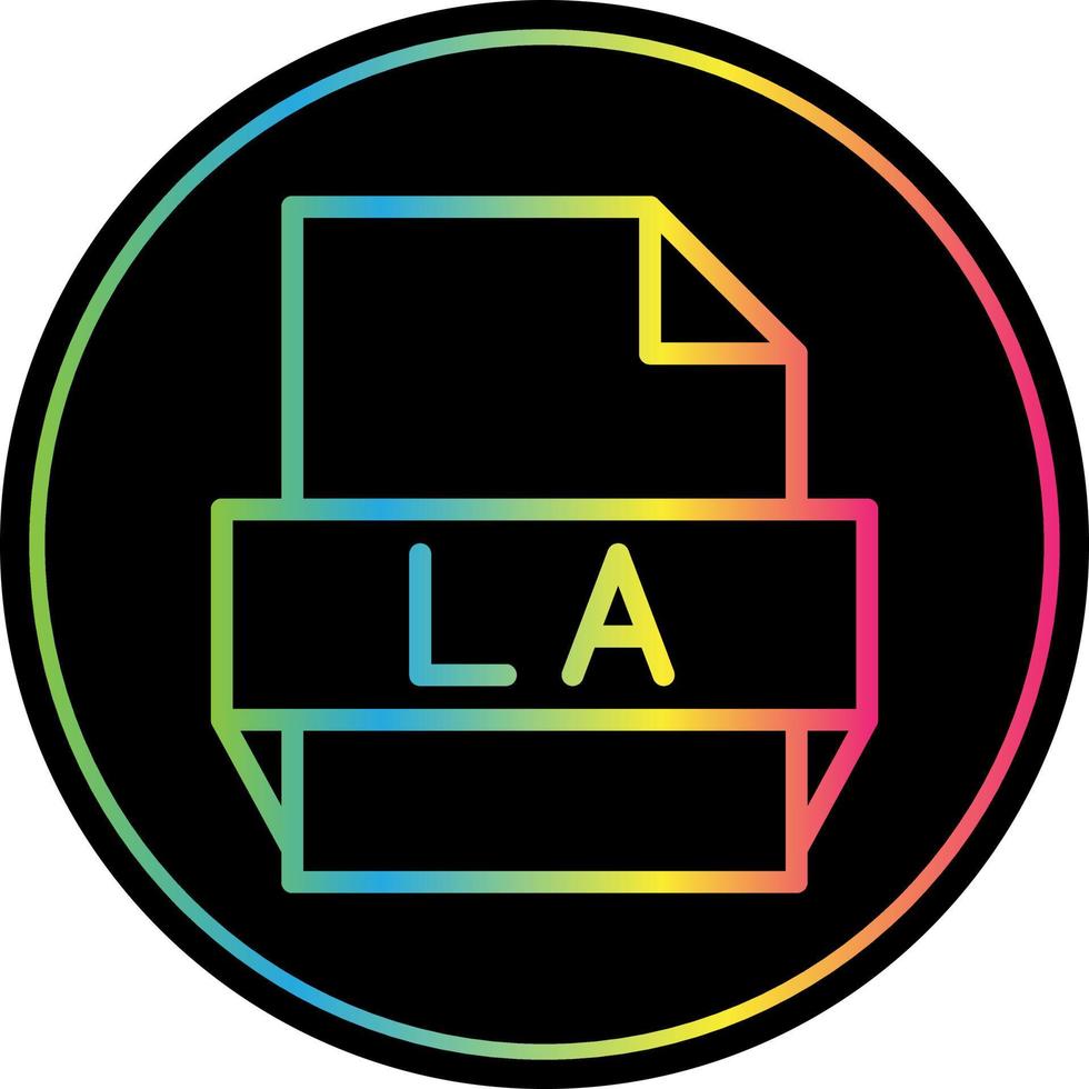 La File Format Icon vector