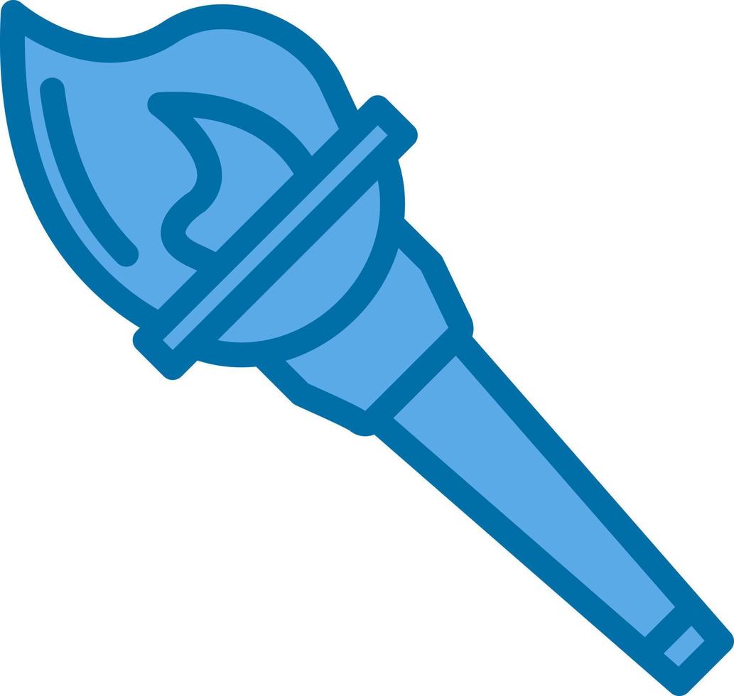 Olympic Torch Vector Icon Design