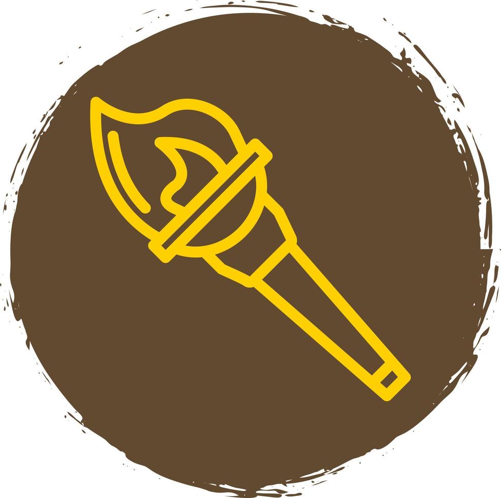 Olympic Torch Vector Icon Design