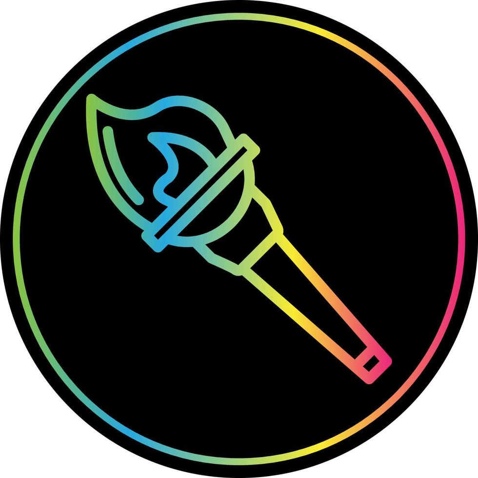 Olympic Torch Vector Icon Design