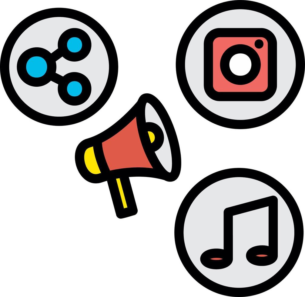 Social Media Marketer Vector Icon Design
