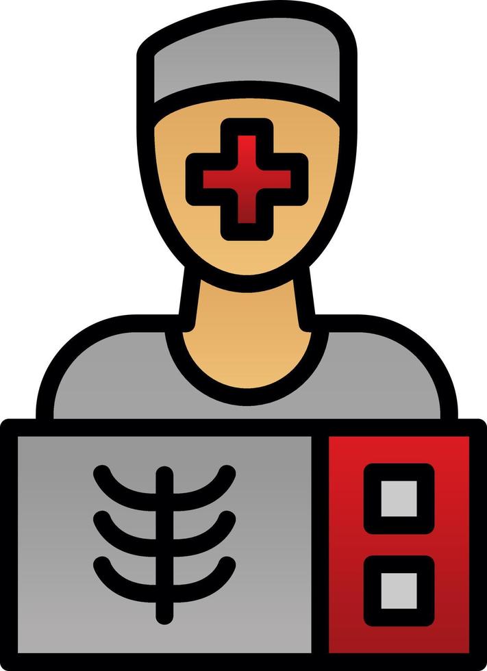 Man X ray Vector Icon Design