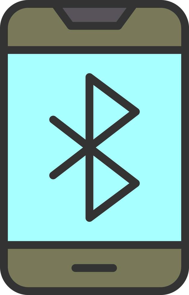 diseño de icono de vector de bluetooth