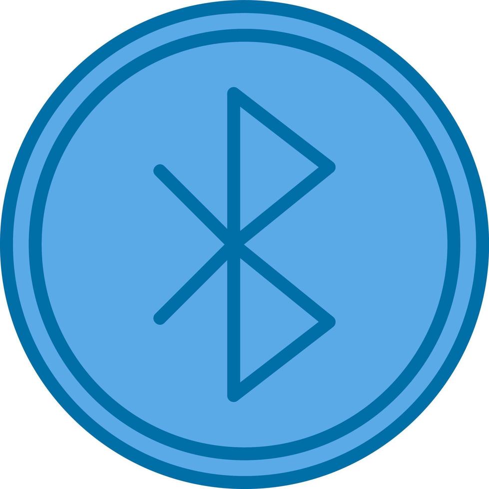 diseño de icono de vector de bluetooth