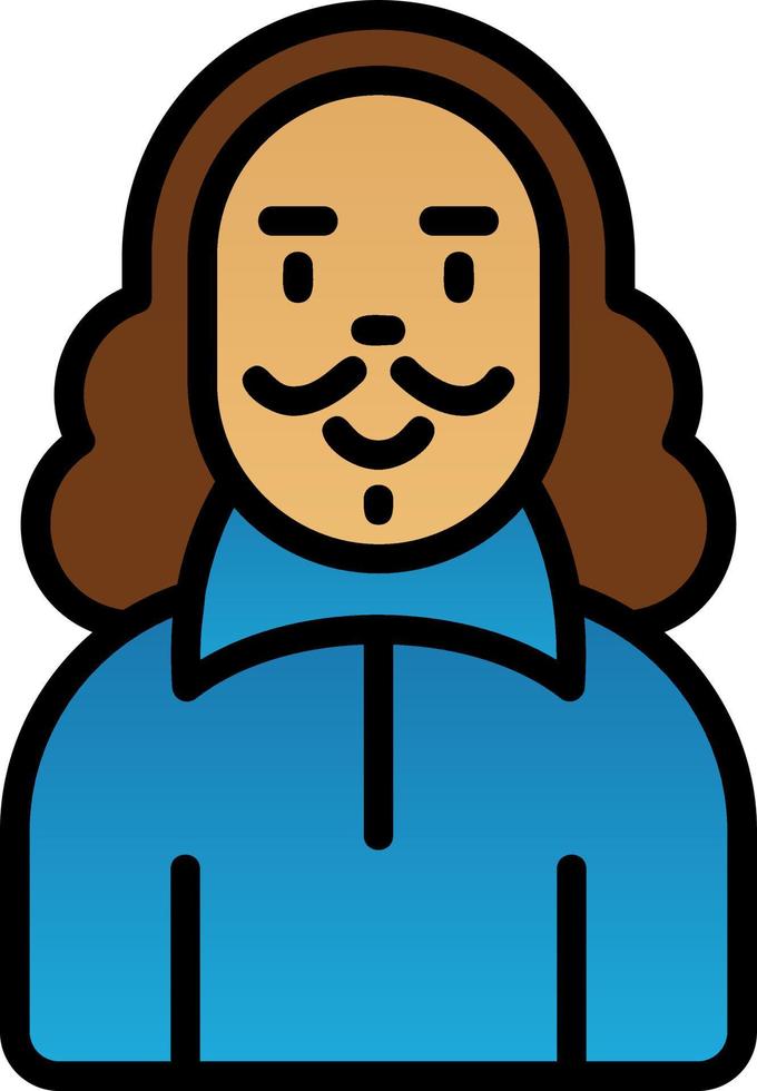 Shakespeare Vector Icon Design