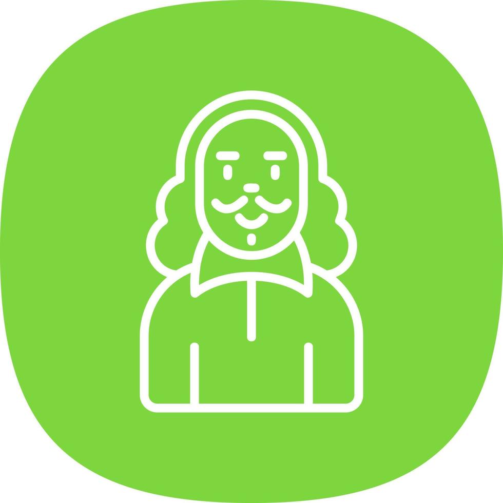 Shakespeare Vector Icon Design