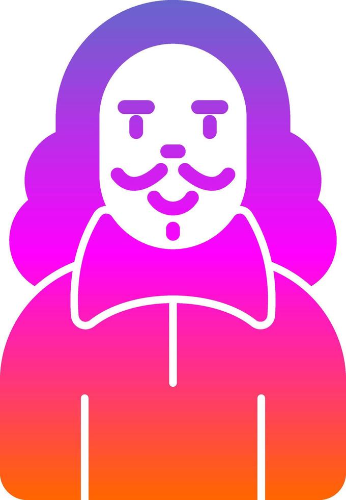 Shakespeare Vector Icon Design