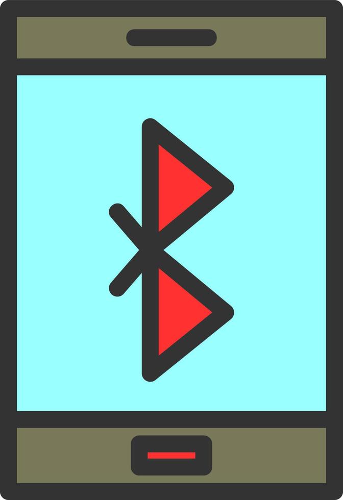 diseño de icono de vector de bluetooth