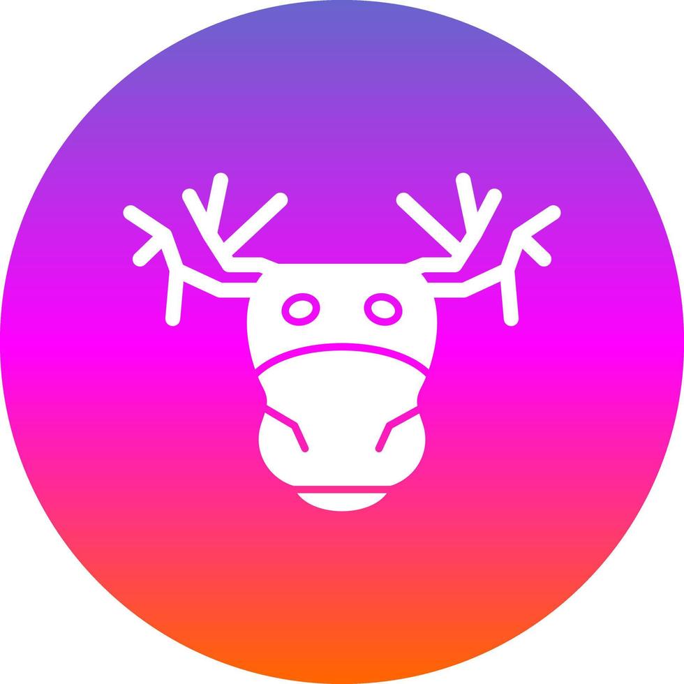 Moose Vector Icon Design