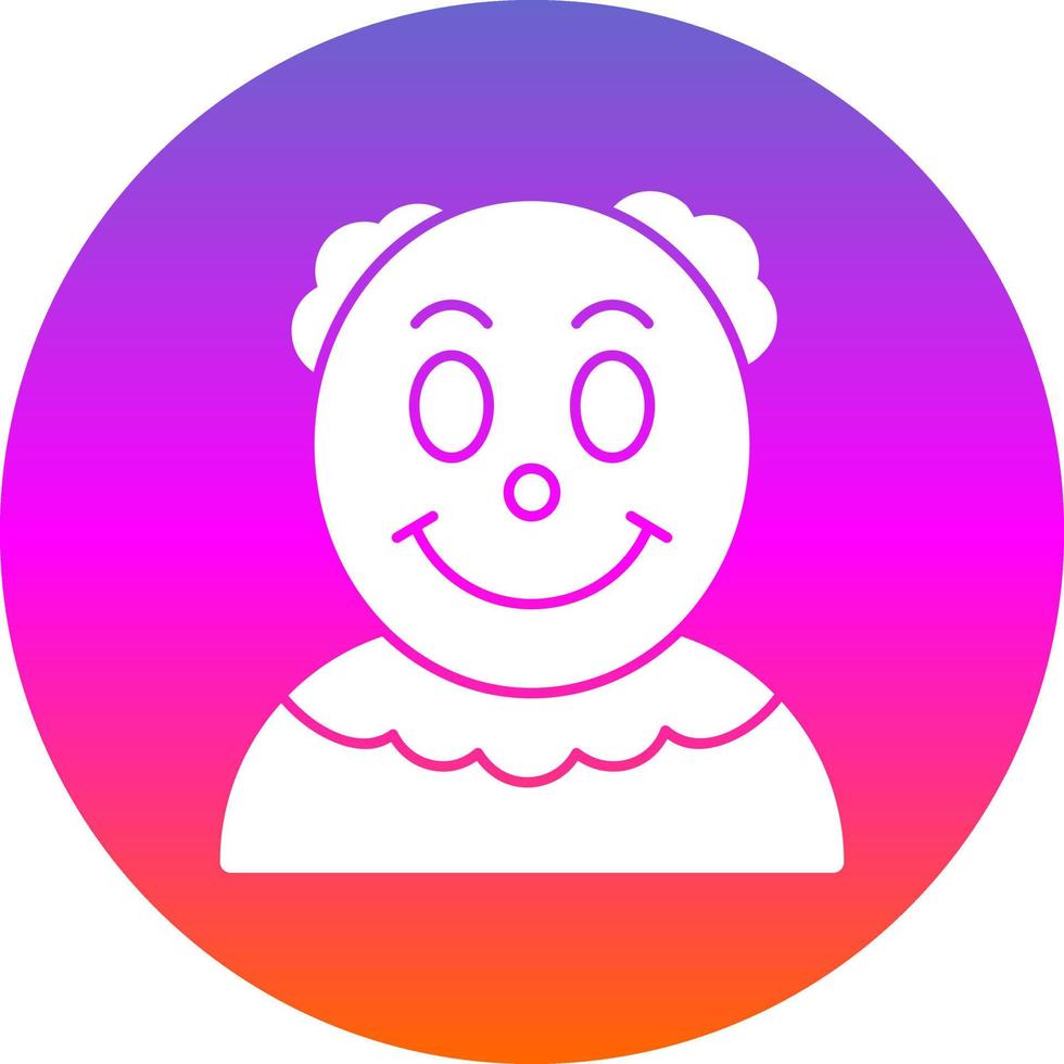 Clown Vector Icon Design