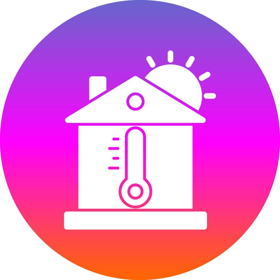 Greenhouse Effect Vector Icon Design