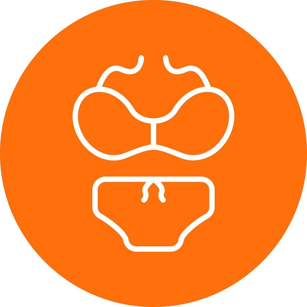 Swimsuit Vector Icon Design