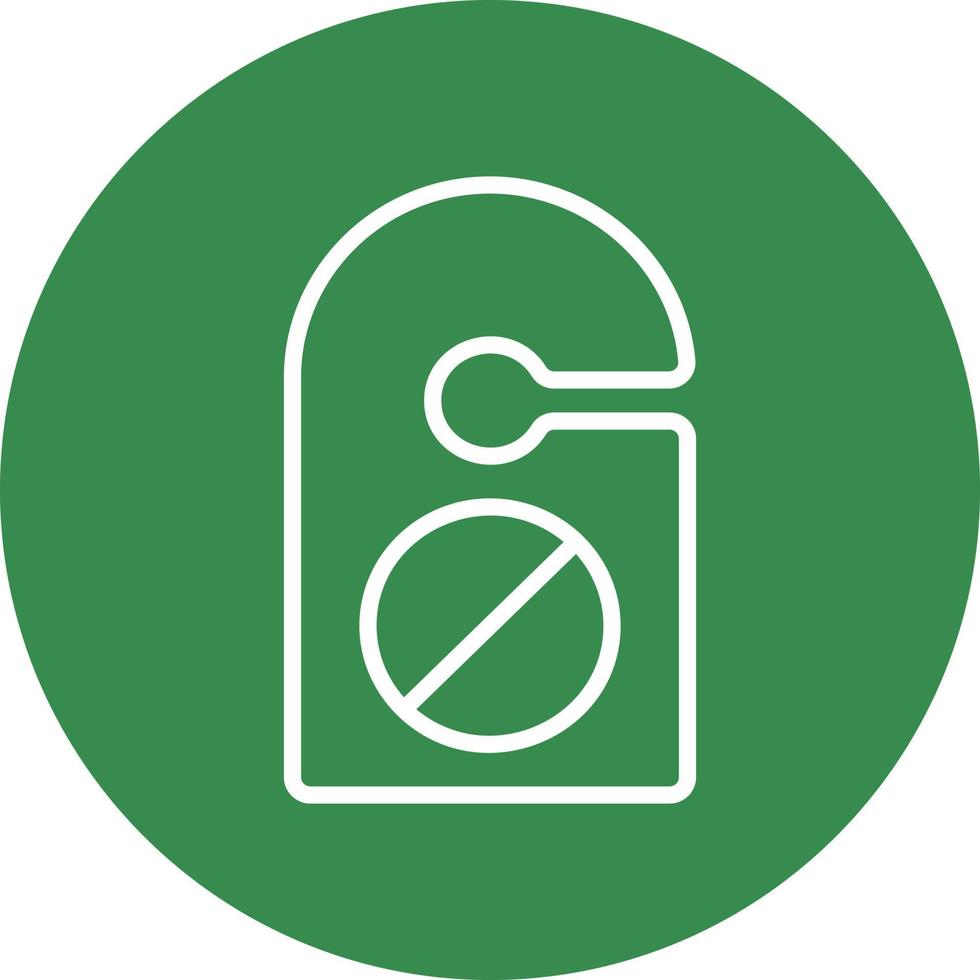 Do Not Disturb Vector Icon Design