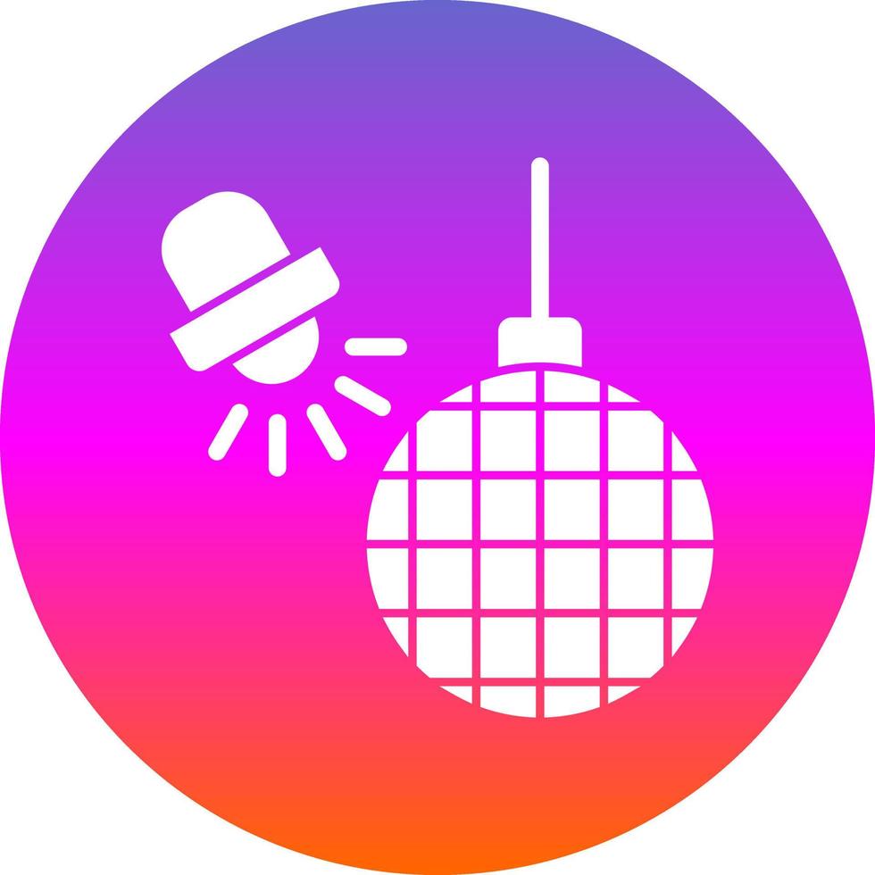 Disco Lights Vector Icon Design