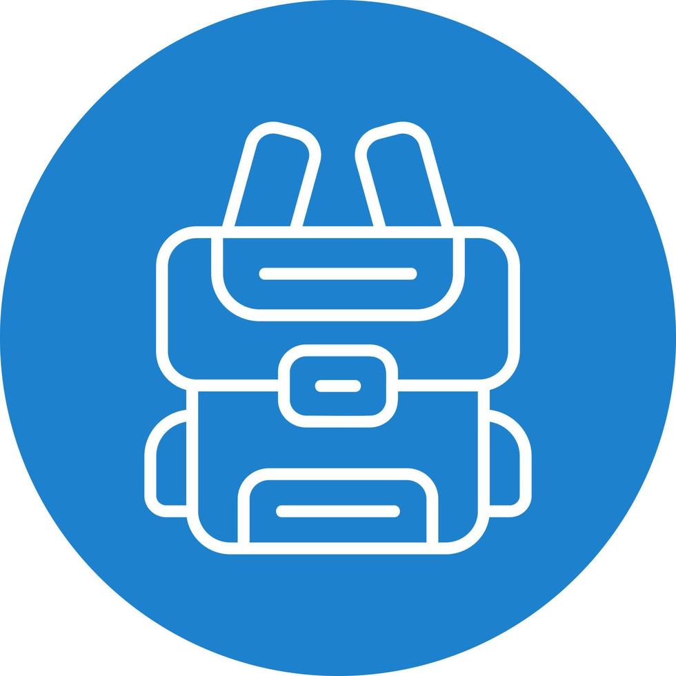 Backpack Vector Icon Design