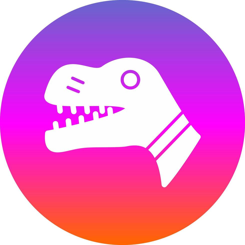 diseño de icono de vector de dinosaurio