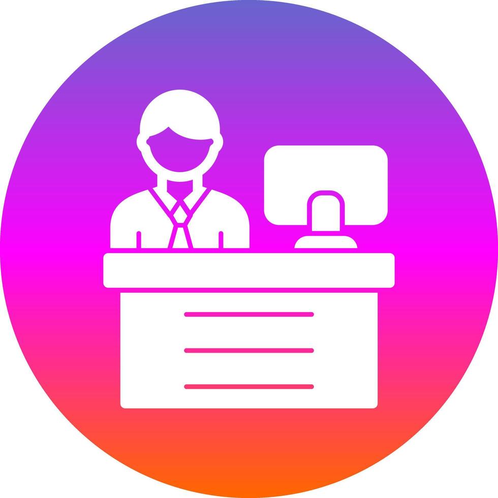 Reception Vector Icon Design