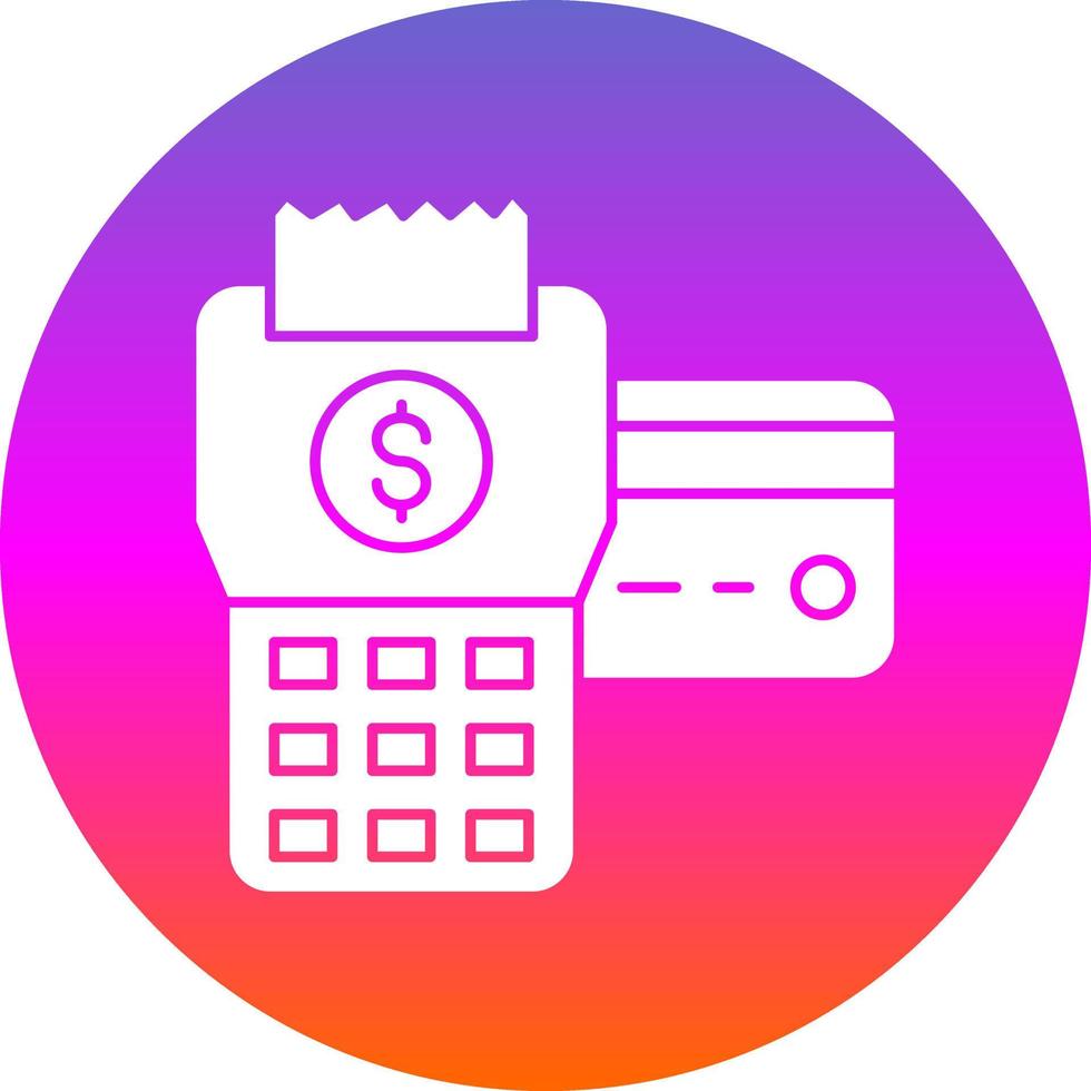 diseño de icono de vector de terminal pos