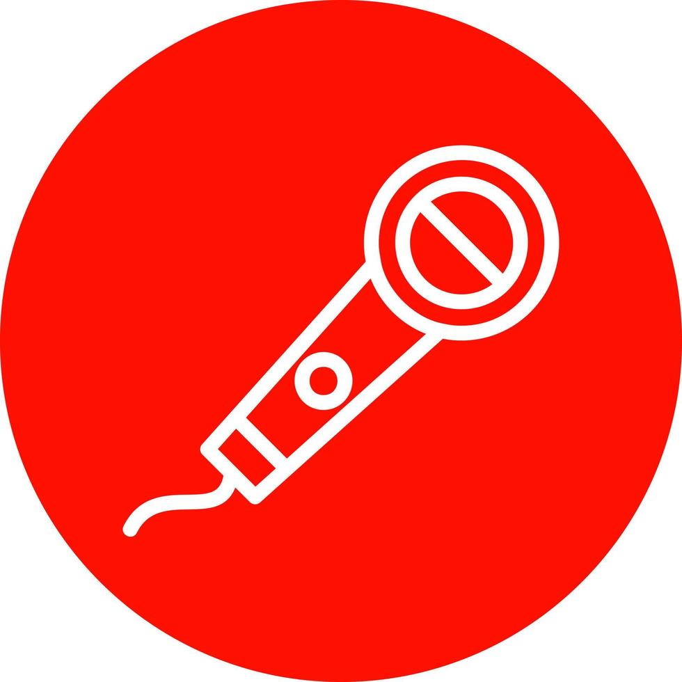 Mike Vector Icon Design