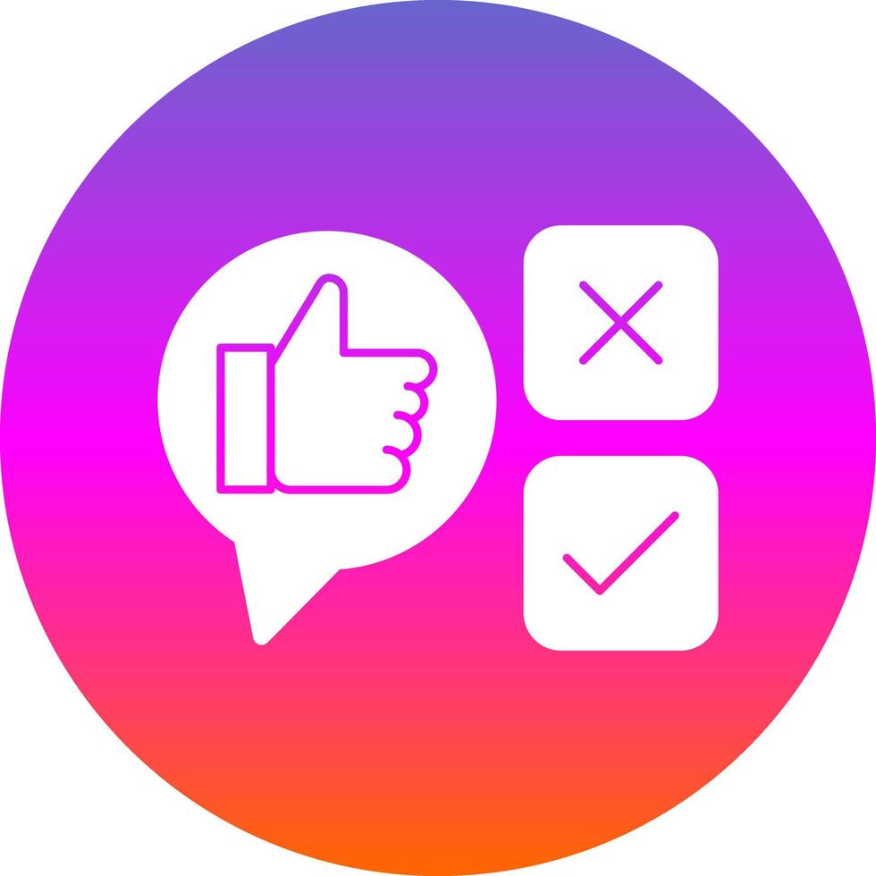 Dissatisfied Vector Icon Design