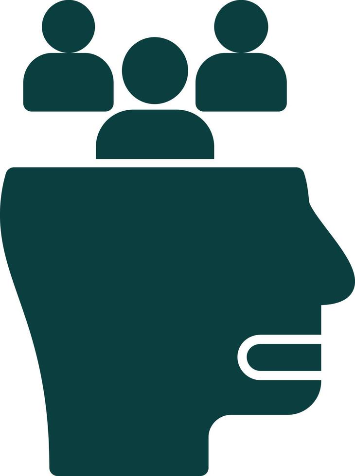 Social Anxiety Vector Icon Design