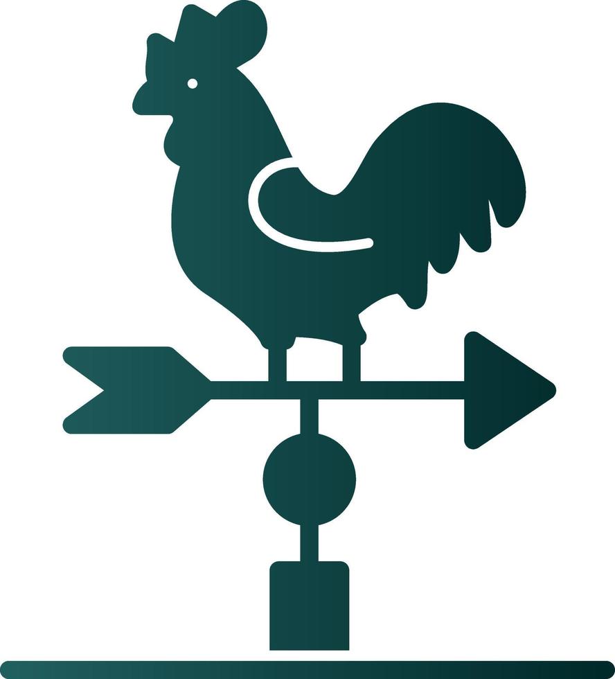 Weather Vane Vector Icon Design