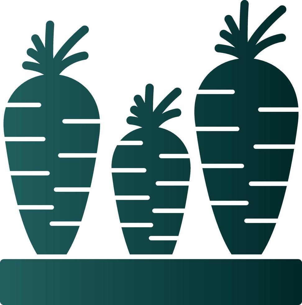 Carrots Vector Icon Design