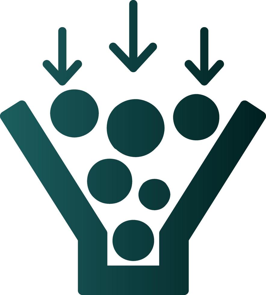 Bottleneck Vector Icon Design