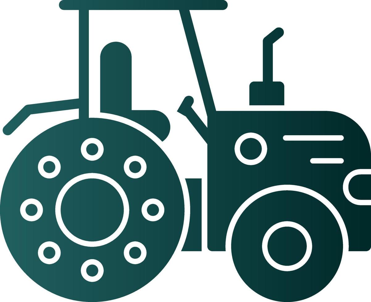 Tractor Vector Icon Design