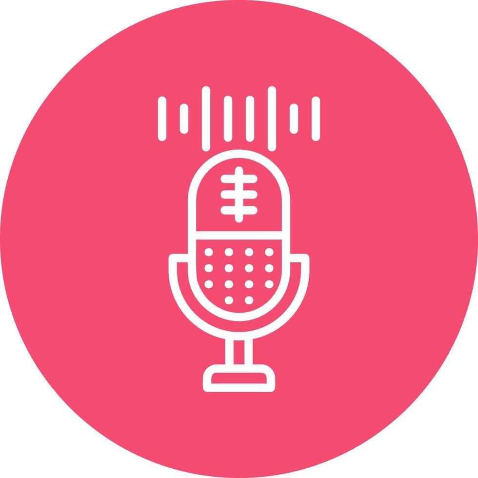 Voice Recording Vector Icon Design