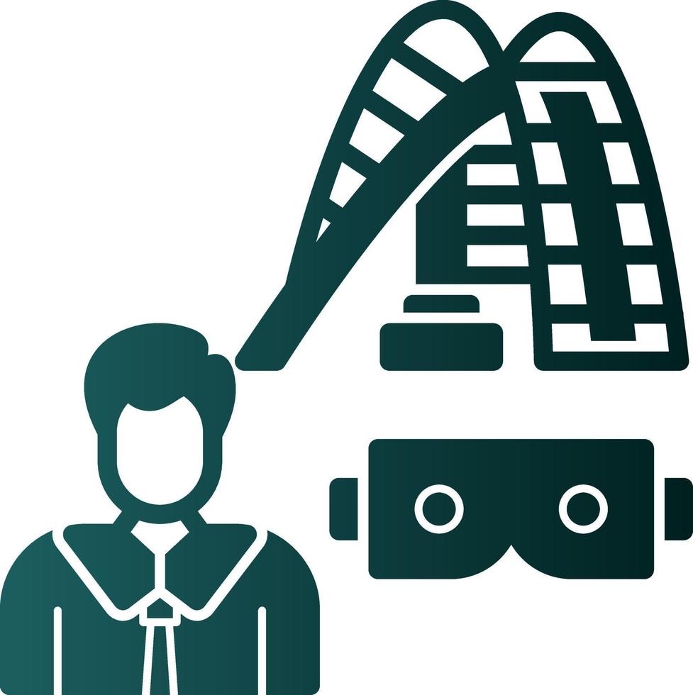 Vr Ride Vector Icon Design