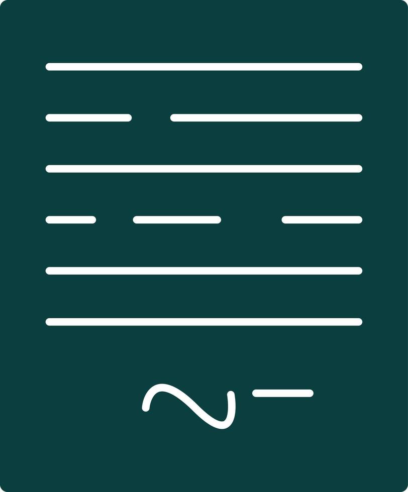 Signature Vector Icon Design