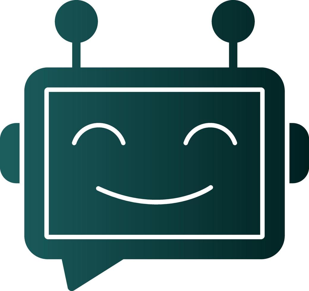 Chatbot Vector Icon Design
