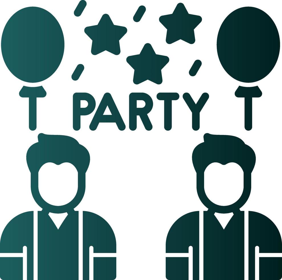 Party Vector Icon Design