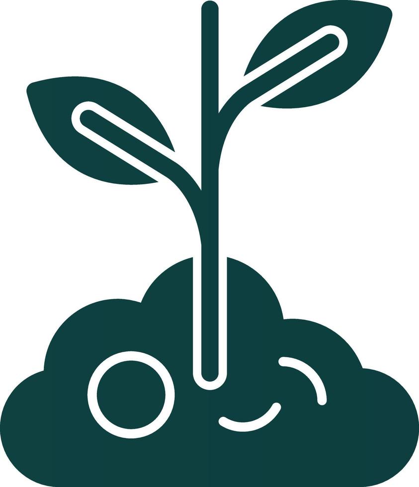 Sprout Vector Icon Design