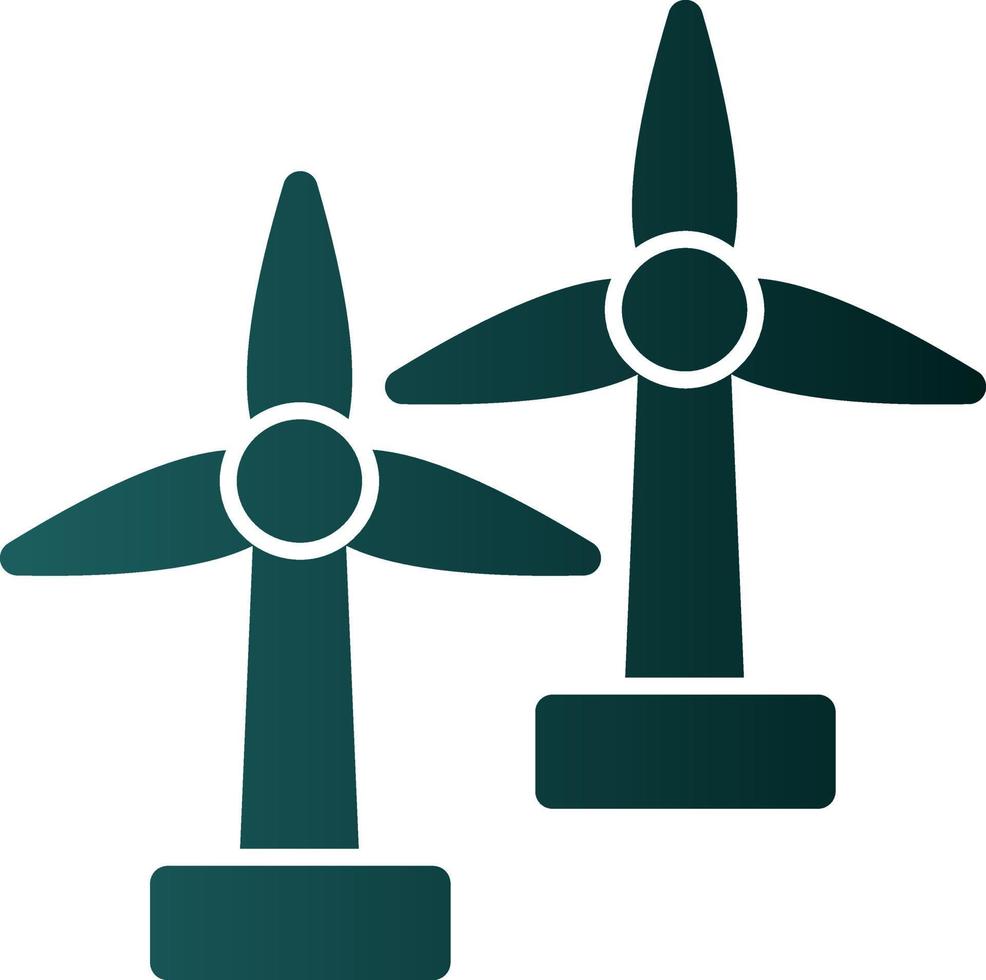 Windmill Vector Icon Design