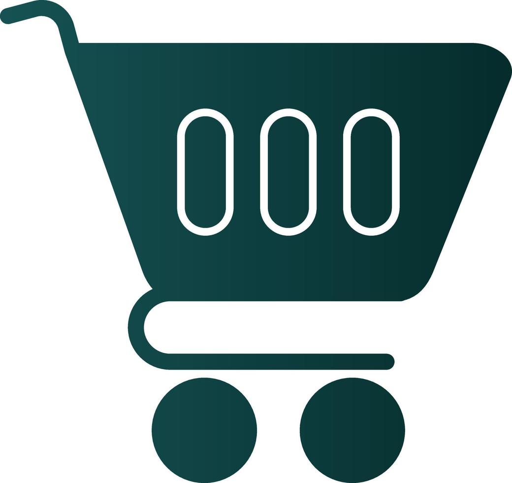 Trolley Vector Icon Design