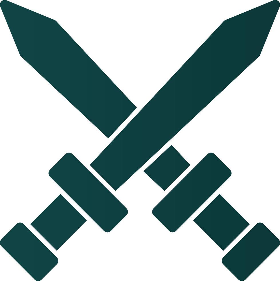 Swords Vector Icon Design