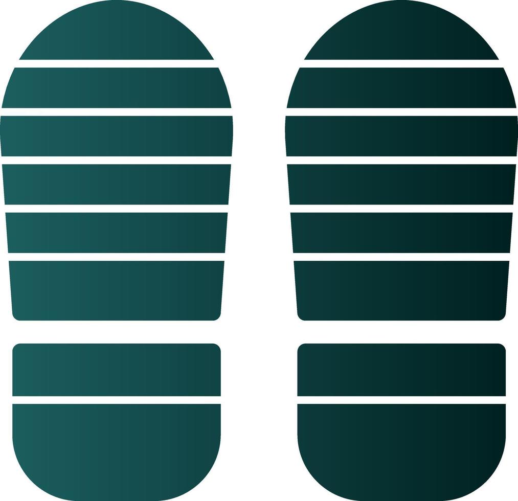 Footsteps Vector Icon Design