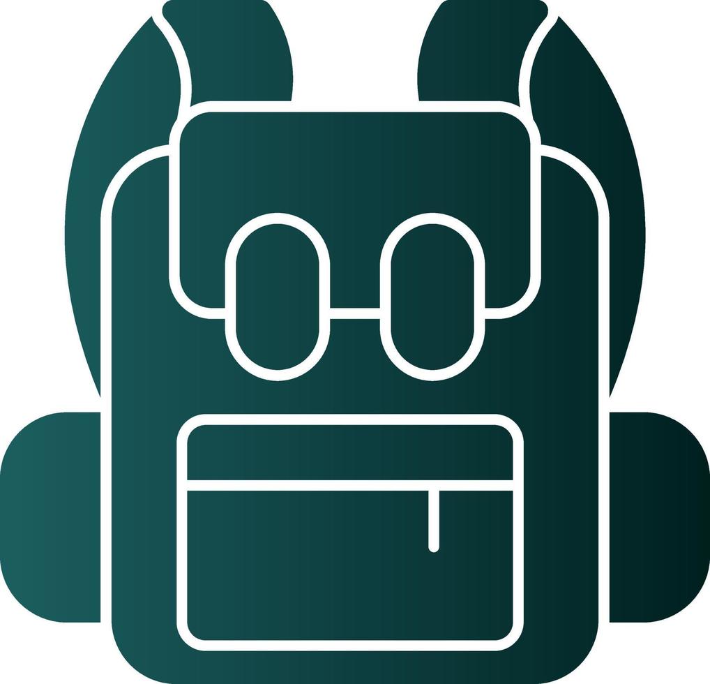 Backpack Vector Icon Design
