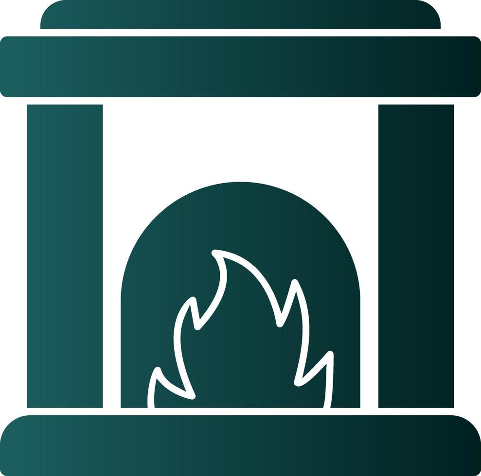 diseño de icono de vector de chimenea