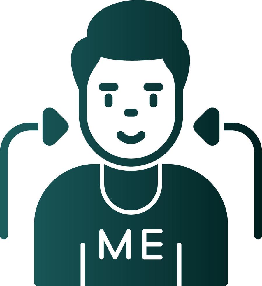 Myself Vector Icon Design