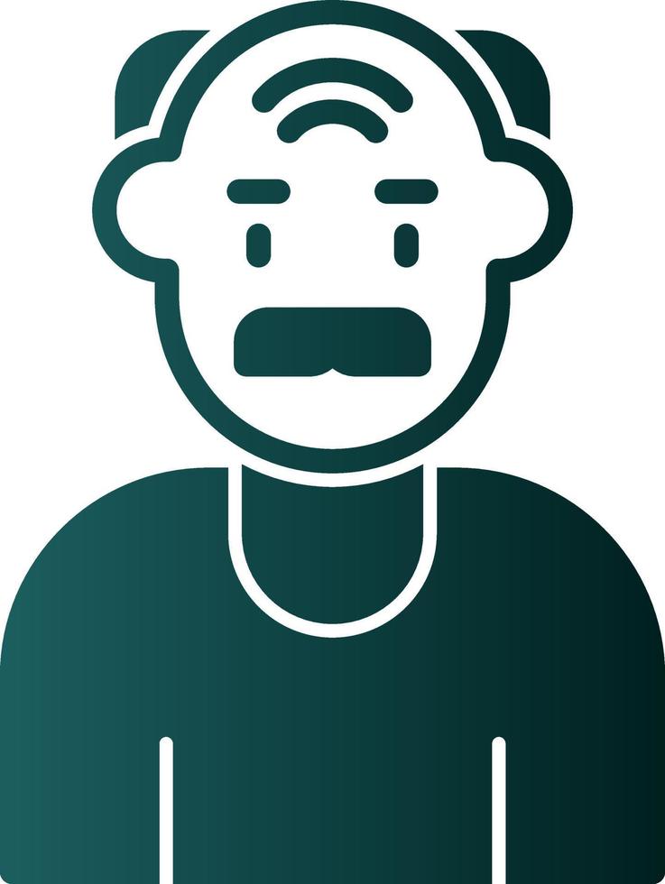Elderly Vector Icon Design
