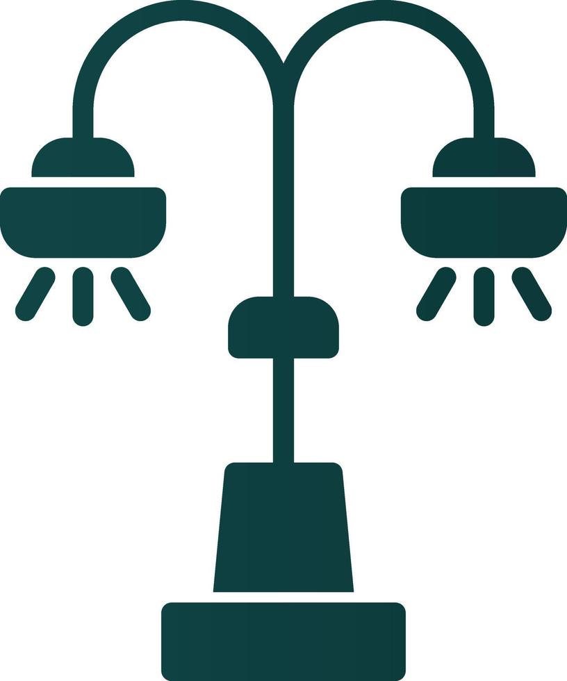 Street Lamp Vector Icon Design