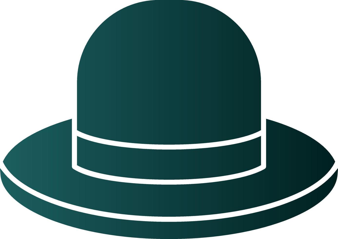 diseño de icono de vector de sombrero