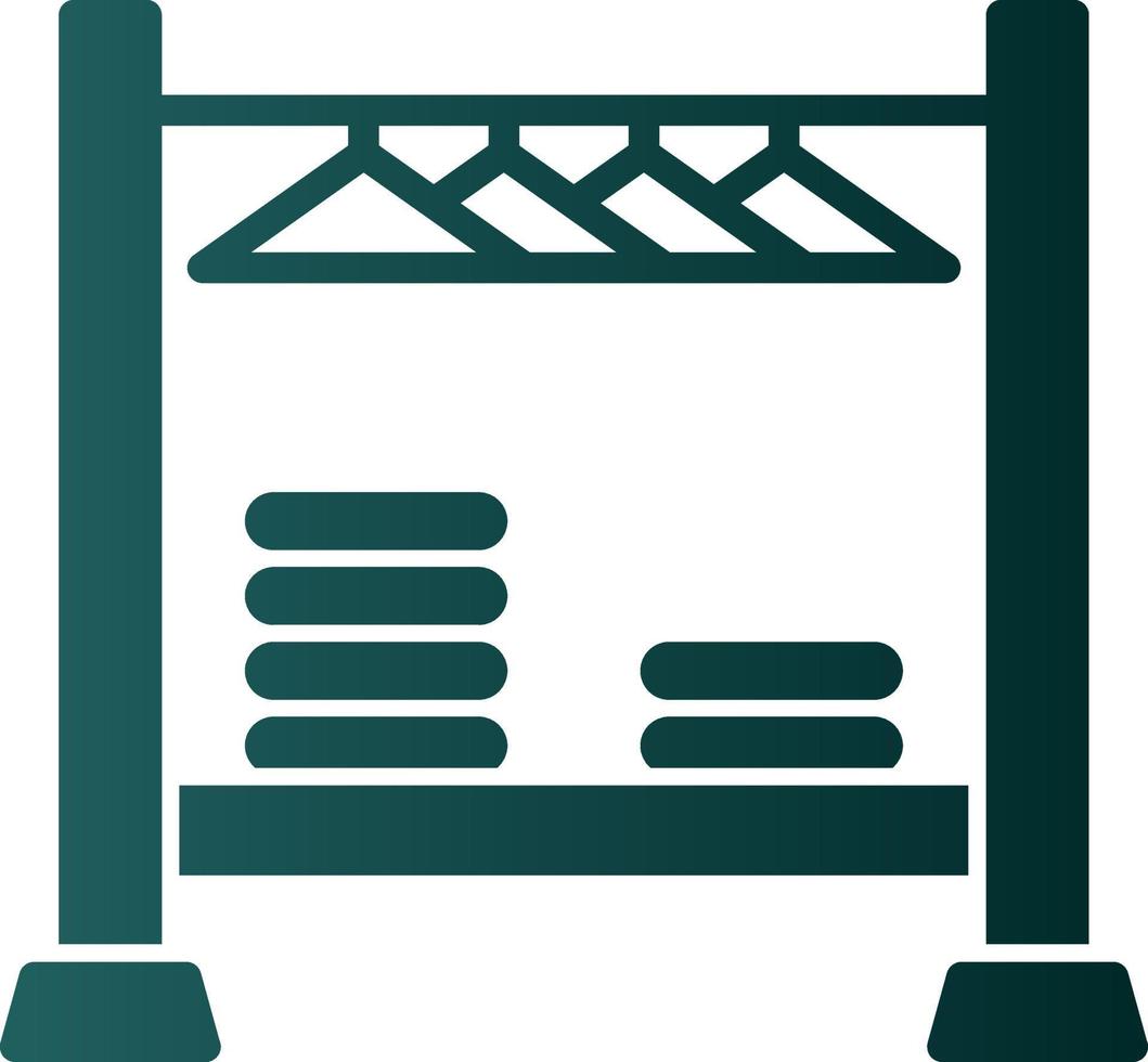 Clothing Rack Vector Icon Design