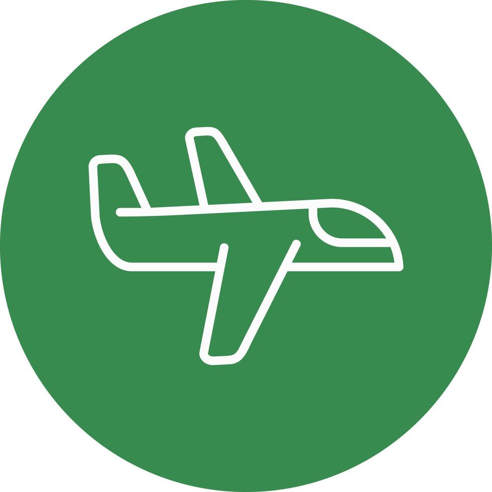 diseño de icono de vector de avión