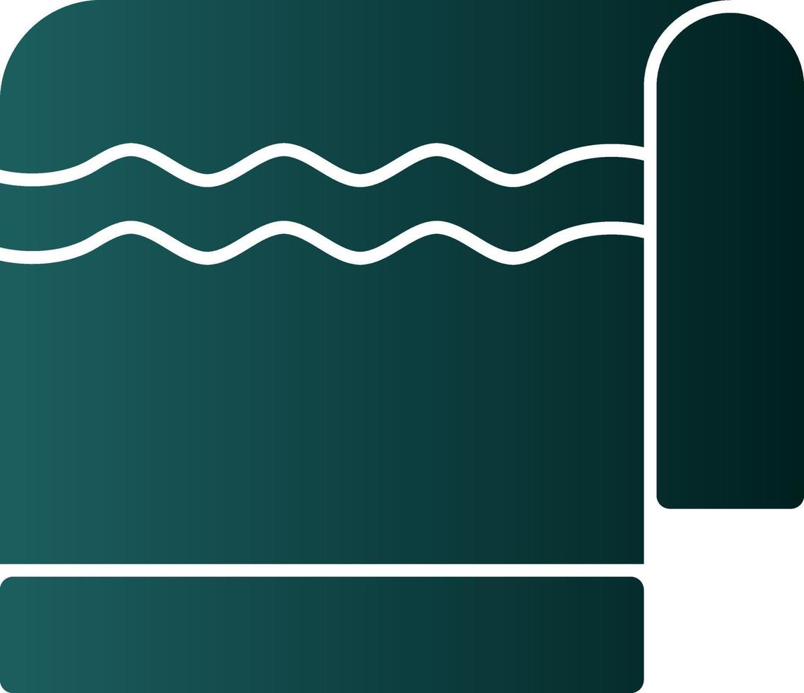Towel Vector Icon Design