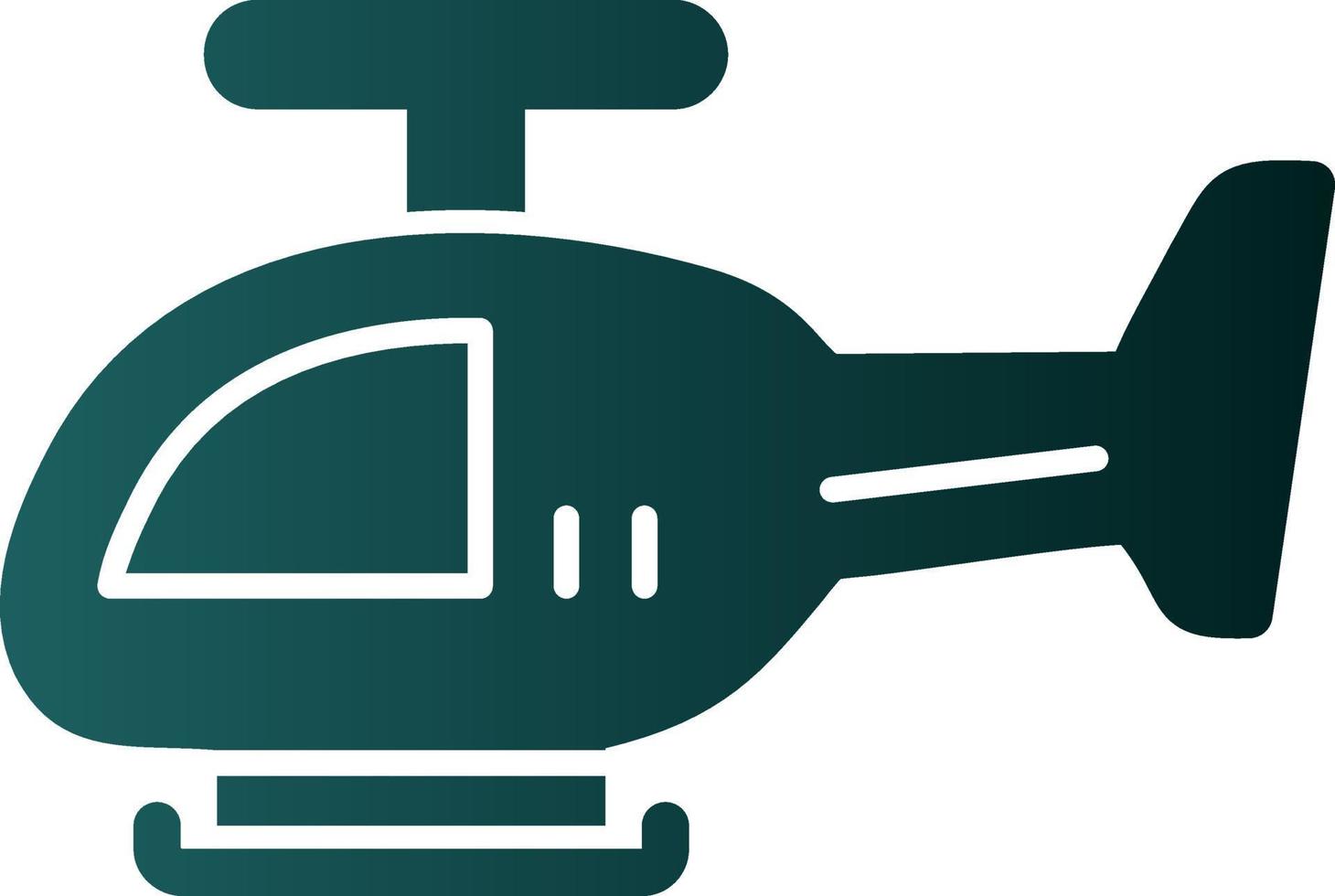 Helicopter Vector Icon Design